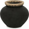 Safaary - Bazar Bizar Vaas Zwart Naturel M Styly - 29x29 CM
