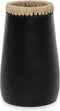 Safaary - Bazar Bizar Vaas Zwart Naturel S Sneaky - 14x14 CM