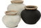 Safaary - Bazar Bizar Vaas Zwart Naturel S Styly - 25x25 CM