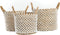Safaary - Bazar Bizar Wasmand Naturel Wit Large - 48x39 CM