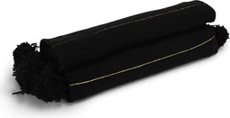 Safaary - Bedsprei Zwart met Goud Pom-Poms Irna - 280x185 CM