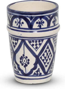 Safaary - Beker Blauw Nakhil Beldi Ø 8 x 11cm