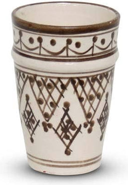 Safaary - Beker Bruin Zerbia Beldi Ø 8 x 11cm