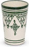 Safaary - Beker Groen Zerbia Ø 8 x 12cm