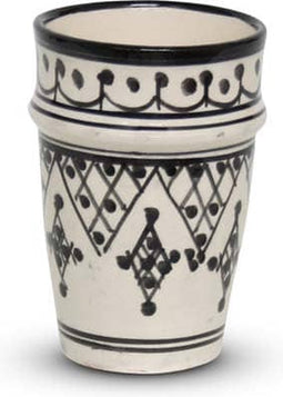Safaary - Beker Zwart Zerbia Beldi Ø 8 x 11cm