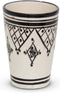Safaary - Beker Zwart Zerbia Ø 8 x 12cm