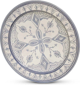 Safaary - Bord Grijs Nakhil Ø 35 x 6cm