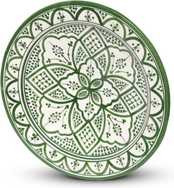 Safaary - Bord Groen Nakhil Ø 35cm x 5cm