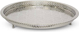 Safaary - Dienblad op Pootjes Zilver Ø 42cm