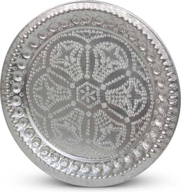 Safaary - Dienblad Zilver Ø 40cm Anjer