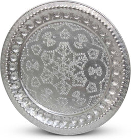 Safaary - Dienblad Zilver Ø 40cm Aster