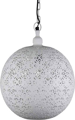 Safaary - Egyptische Hanglamp Elisa Wit Ø 30 x 40cm
