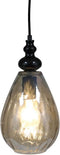 Safaary - Hanglamp van Glas Champagnekleurig Grazi Ø 15 x 31cm