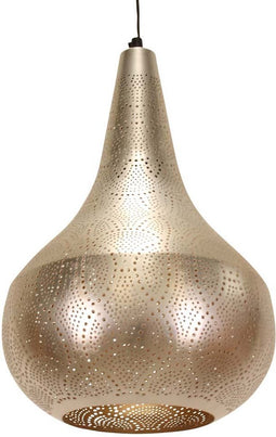 Safaary - Hanglamp Zilver-Goud Vervine Ø 29 x 42cm