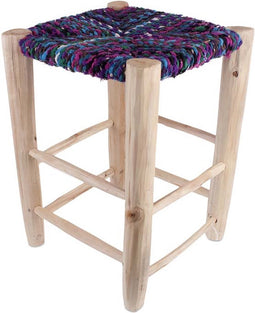 Safaary - Houten Kruk Berbers Fenna - 32x32 CM