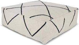 Safaary - Kelim Poef Zebra - 60x60 CM