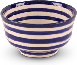 Safaary - Kom Blauw met Zebra Motief Ø 12 x 7cm