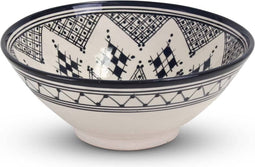 Safaary - Kom Blauw-Wit Ø 24 x 10cm