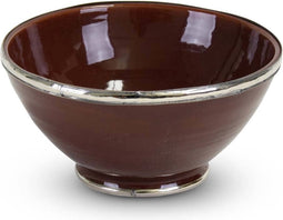 Safaary - Kom Chocobruin met Metaal Ø 20 x 10cm