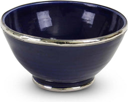 Safaary - Kom Donkerblauw met Metaal Ø 20 x 10cm
