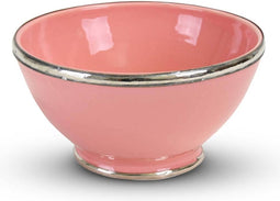 Safaary - Kom Roze met Metaal Ø 20 x 10cm