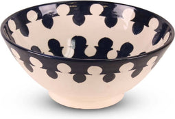 Safaary - Kom Wit-Blauw Poort Ø 25 x 10cm