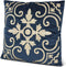 Safaary - Kussen Oosters Goud-Blauw Barrok 45 x 45cm