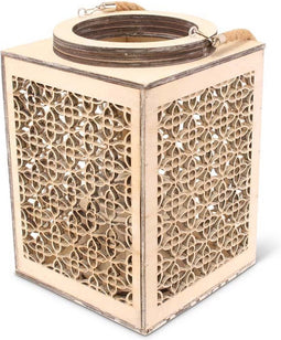 Safaary - Lantaarn Flower Natural Medium - 26x26 CM