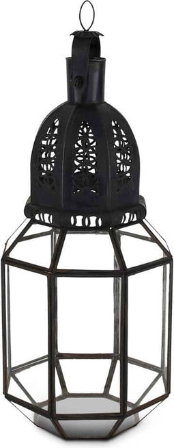 Safaary - Lantaarn Zwart Veda Ø 17x 40cm
