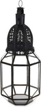 Safaary - Lantaarn Zwart Veda Ø 17x 40cm
