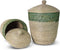 Safaary - Manden met Deksel van Zeegras Groen - 45x45 CM