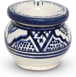 Safaary - Marokkaanse Asbak Blauw Nakhil Ø 10 x 9cm