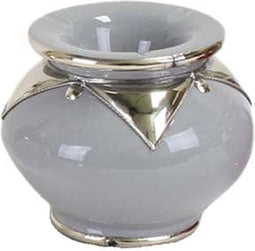 Safaary - Marokkaanse Asbak met metaal Grijs Ø 12 x 9cm