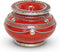 Safaary - Marokkaanse Asbak met metaal Rood Ø 10 x 8,5cm