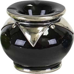 Safaary - Marokkaanse Asbak met metaal Zwart Ø 12 x 9cm