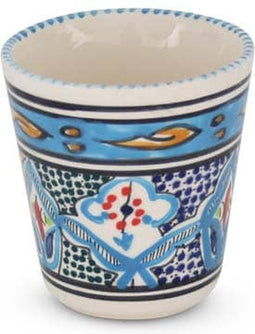 Safaary - Marokkaanse Beker Blauw Ø 9 x 10cm