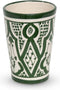 Safaary - Marokkaanse Beker Groen Nakhil Ø 8 x 12cm