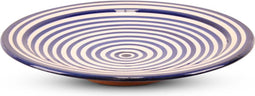 Safaary - Marokkaanse Bord Blauw Zebra Ø 35cm