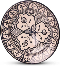 Safaary - Marokkaanse Bord Donkerblauw Nakhil Ø 25 x 5cm