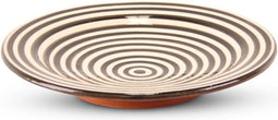 Safaary - Marokkaanse Bord Zwart Zebra Ø 25cm