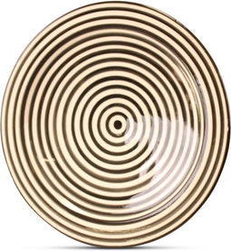 Safaary - Marokkaanse Bord Zwart Zebra Ø 35cm