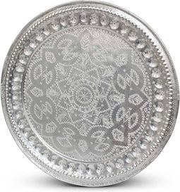 Safaary - Marokkaanse Dienblad Zilver Ø 60cm Louay