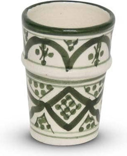 Safaary - Marokkaanse Espresso Kopje Groen Nakhil Ø 6 x 8cm