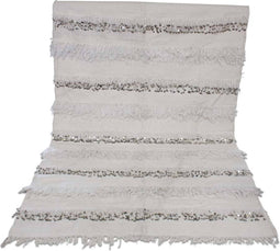 Safaary - Marokkaanse Handira bedsprei Deken Wit 205 x 134cm