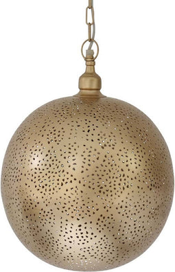 Safaary - Marokkaanse Hanglamp Goud Almedina Ø 30 x 40cm