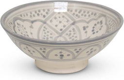 Safaary - Marokkaanse Kom Grijs Nakhil Ø 20 x 8cm