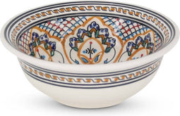 Safaary - Marokkaanse Kom Multi-Wit-Ø 20 x 8cm