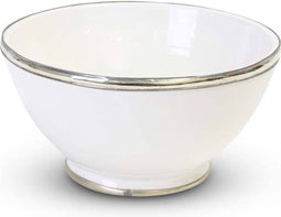 Safaary - Marokkaanse Kom Wit met Metaal Ø 20 x 10cm