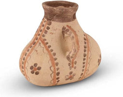 Safaary - Marokkaanse Kruik Berber Naturel-Bruin Ø 15 x 14cm