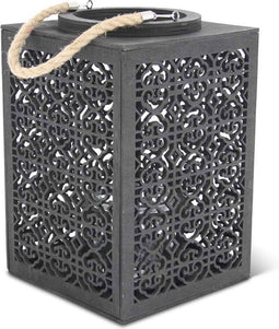 Safaary - Marokkaanse Lantaarn Flower Zwart XL